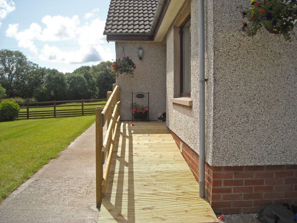 Hardwood Ramp Installation in Martinsburg
