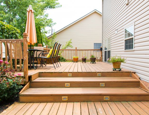 Wooden Patio Installation in Martinsburg